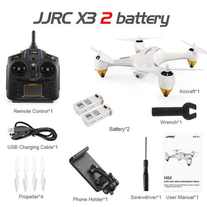 Professional Drone JJRC X3 HAX WIFI FPV Brushless with HD 1080P Detachable Camera GPS Positioning RC Quadcopter Vs Hubsan H501S