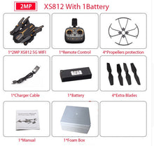 Load image into Gallery viewer, VISUO XS812 GPS RC Drone with 2MP HD Camera 5G WIFI FPV Altitude Hold One Key Return RC Quadcopter Helicopter VS 809 XS809S E58