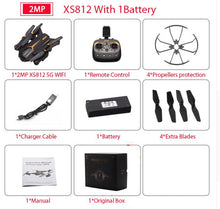 Load image into Gallery viewer, VISUO XS812 GPS RC Drone with 2MP HD Camera 5G WIFI FPV Altitude Hold One Key Return RC Quadcopter Helicopter VS 809 XS809S E58