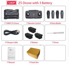 Load image into Gallery viewer, SJRC Z5 Quadrocopter with HD 720P/1080P Camera GPS Drone 2.4G/5G Wifi FPV Altitude Hold Follow Me Mode Dro vs Visuo XS812