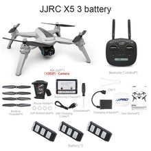 Load image into Gallery viewer, JJRC X5 GPS Brushless Motor RC Drone with 1080P 5G WIFI FPV Adjustable Camera GPS Follow Me RC Quadcoter VS MJX Bugs 5W