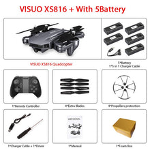 Load image into Gallery viewer, Visuo XS816 Optical Flow Positioning Rc Quadcopter with Dual Camera 2mp Wifi FPV Drone Gesture Control Dron Vs XS809HW XS809S