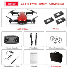 Load image into Gallery viewer, Newest CZ-1 Optical Flow RC Drone with WiFi FPV 1080P HD Dual Camera Aerial Video RC Heclicopte Aircraft Quadrocopter Vs SG106
